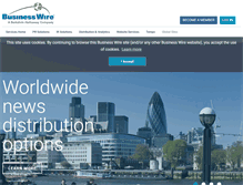 Tablet Screenshot of businesswire.co.uk