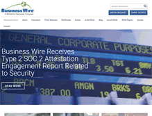 Tablet Screenshot of bw.newshq.businesswire.com